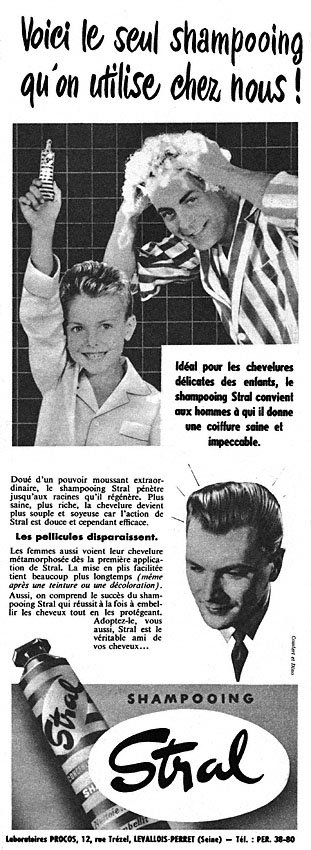 Publicit� Stral 1956