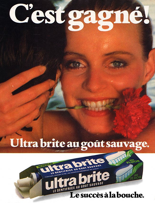 Publicit� Ultra Brite 1979