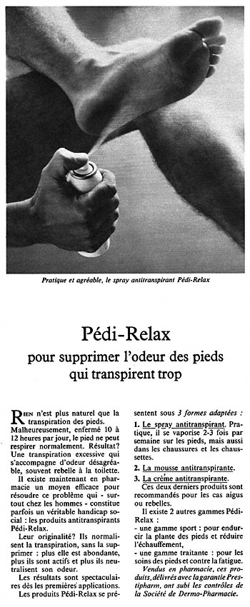 Publicit� Divers 1975