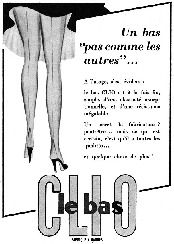 Publicit� Clio 1955