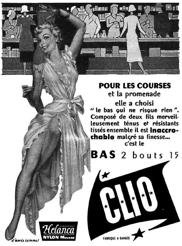 Publicit� Clio 1957
