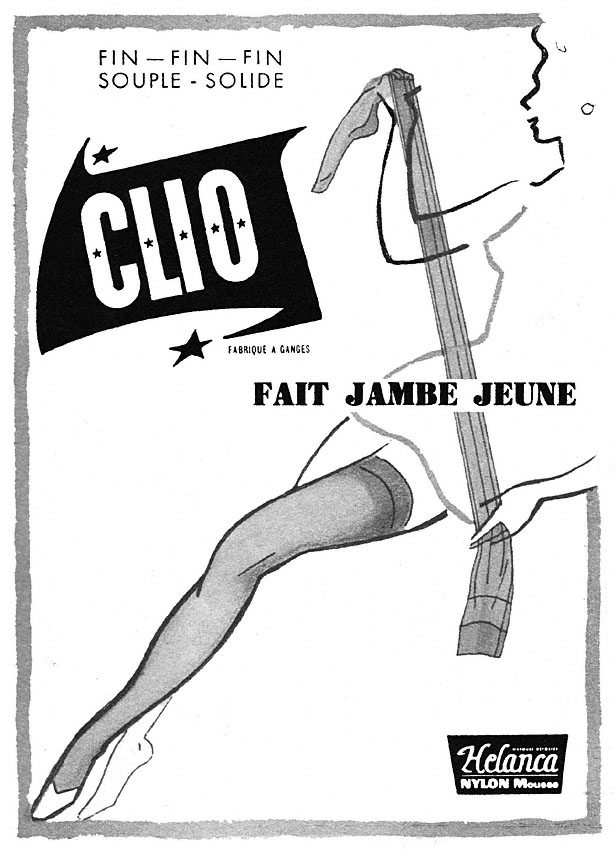 Publicit� Clio 1957