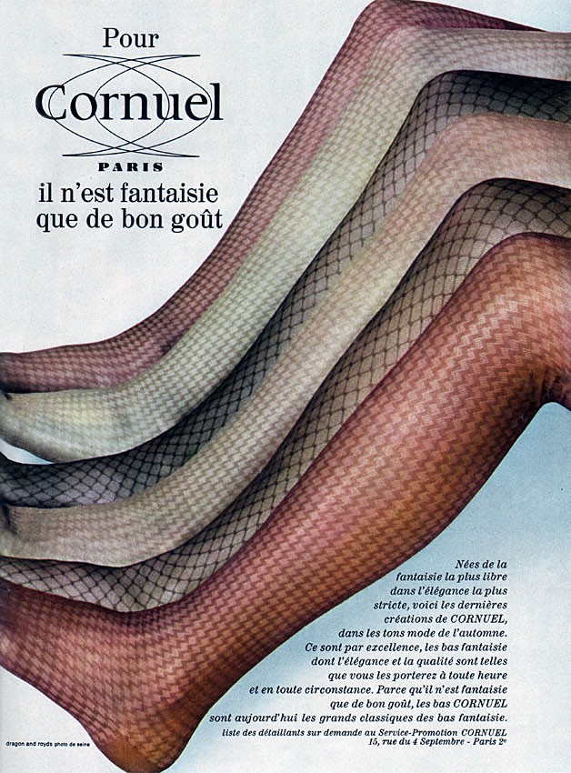 Publicit� Cornuel 1968