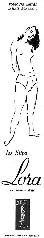 Publicit� Lora 1951