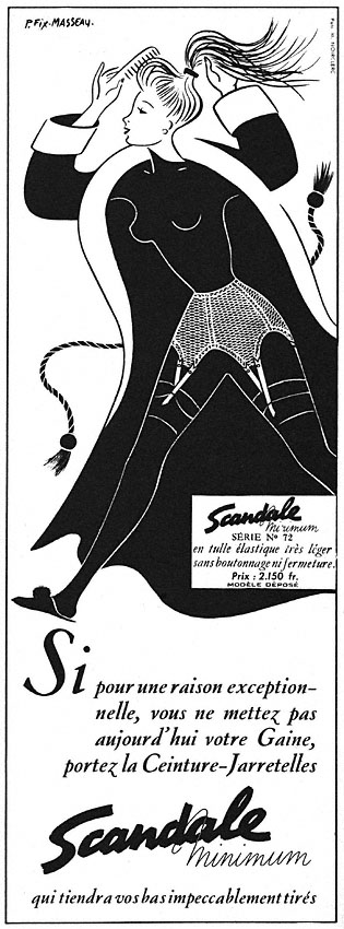 Publicit� Scandale 1952