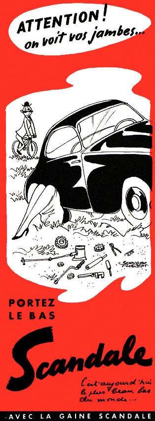 Publicit� Scandale 1955