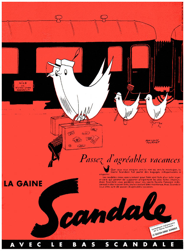 Publicit� Scandale 1955