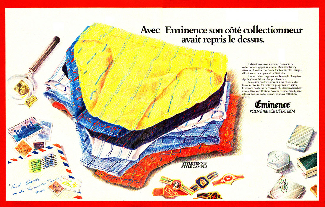 Publicit� Eminence 1981