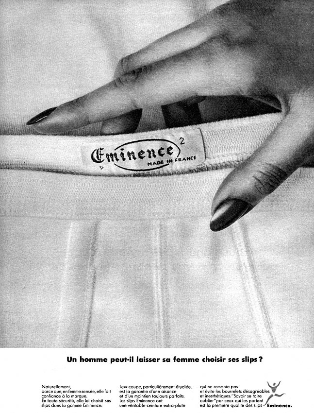 Publicit� Eminence 1966