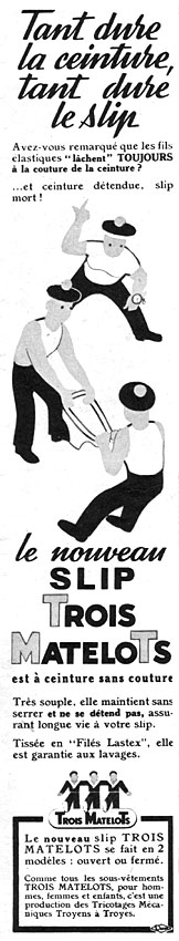 Marque Trois matelots 1952