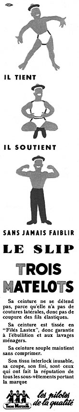 Marque Trois matelots 1952