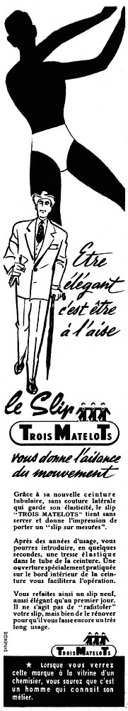 Marque Trois matelots 1954