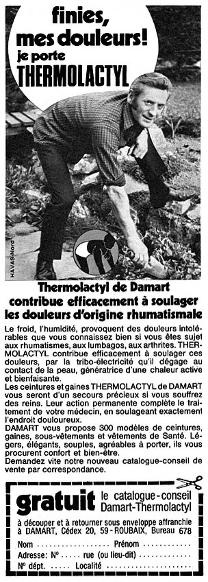 Publicit� Damart 1971