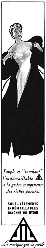 Publicit� Jil 1952