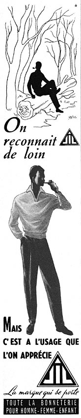 Publicit� Jil 1952