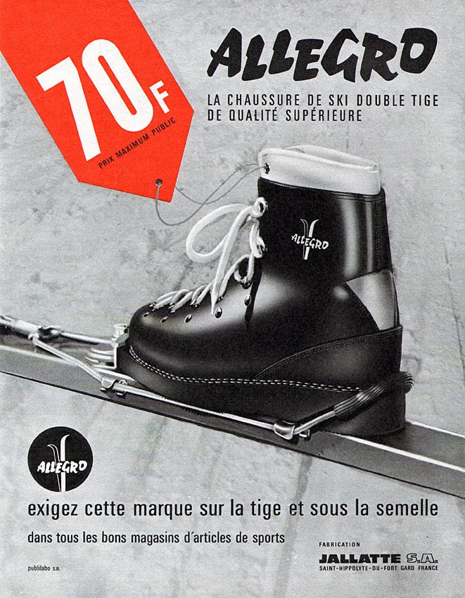 Publicit� Allegro 1965