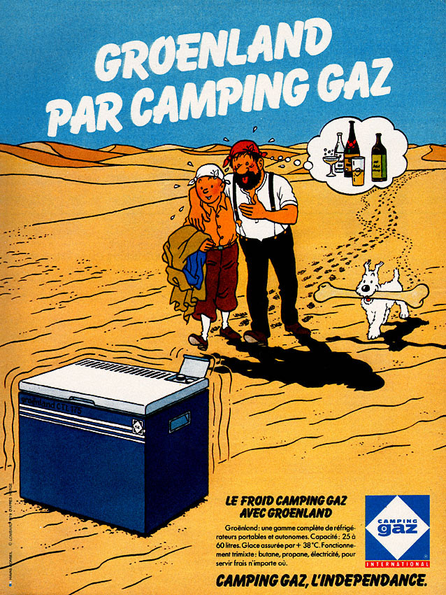 Publicit� Camping Gaz 1979