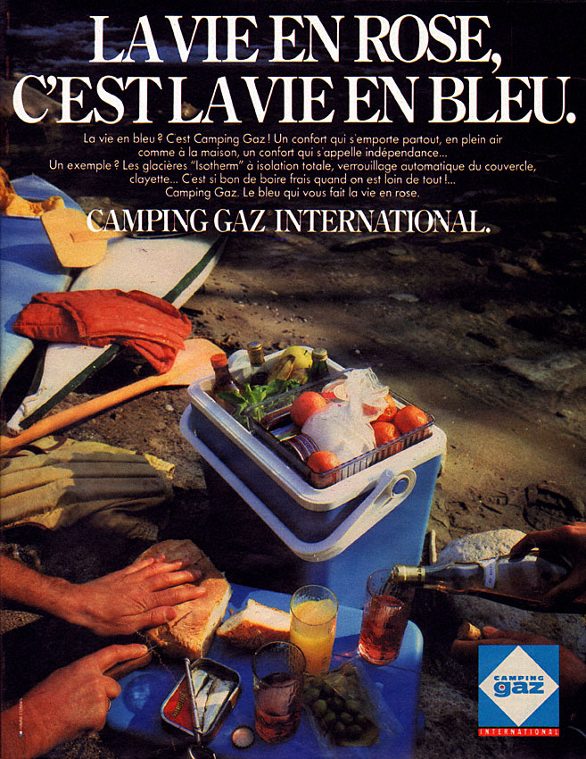 Publicit� Camping Gaz 1981
