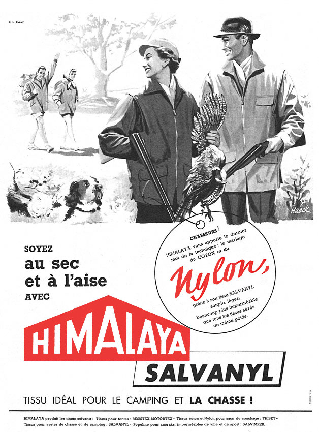 Publicit� Himalaya 1955