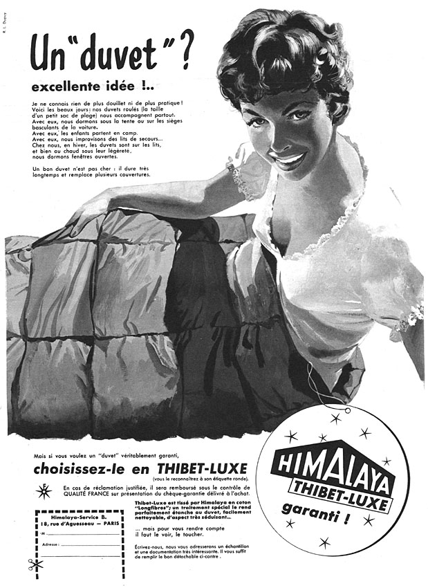Publicit� Himalaya 1956