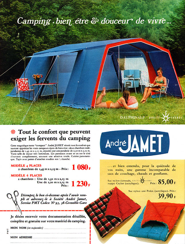 Publicit� Jamet 1969