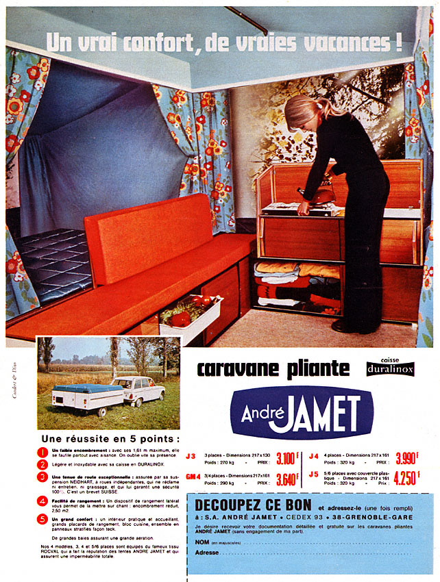 Publicit� Jamet 1970