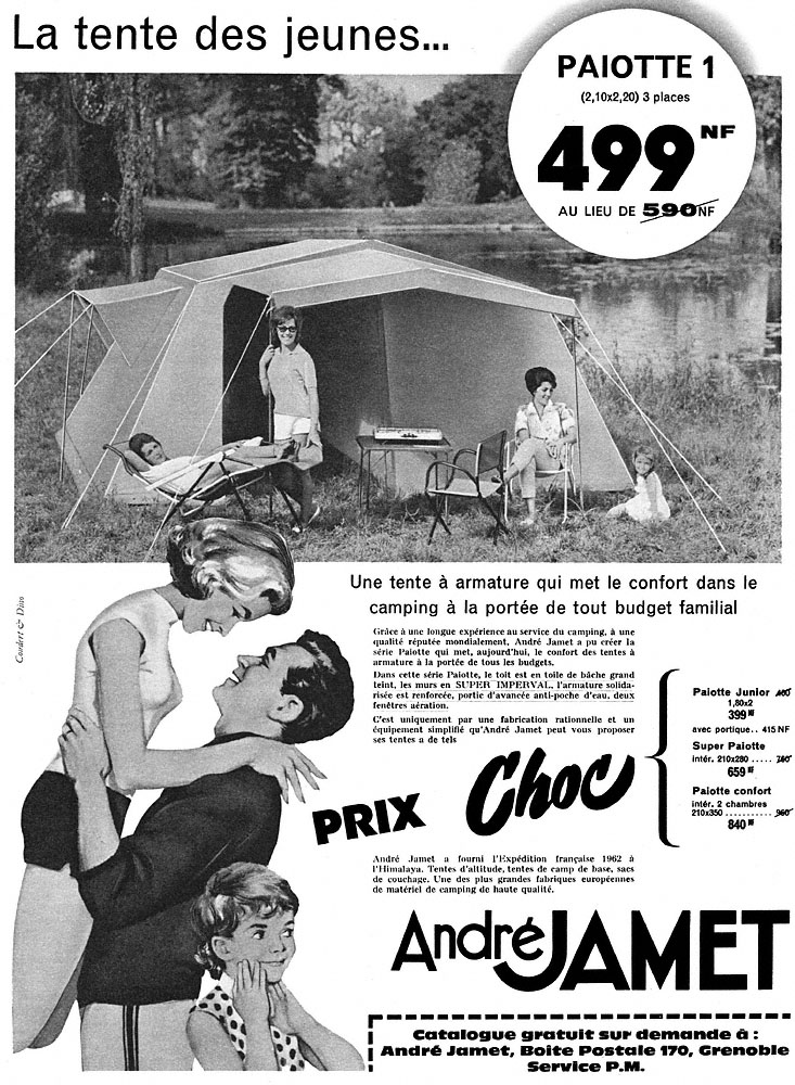 Publicit� Jamet 1962