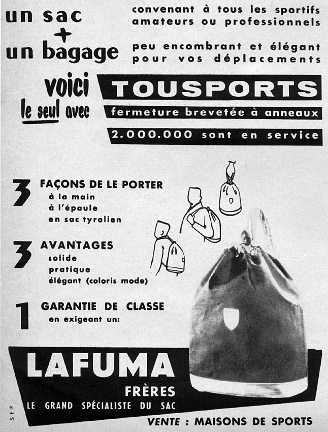 Marque Lafuma 1954