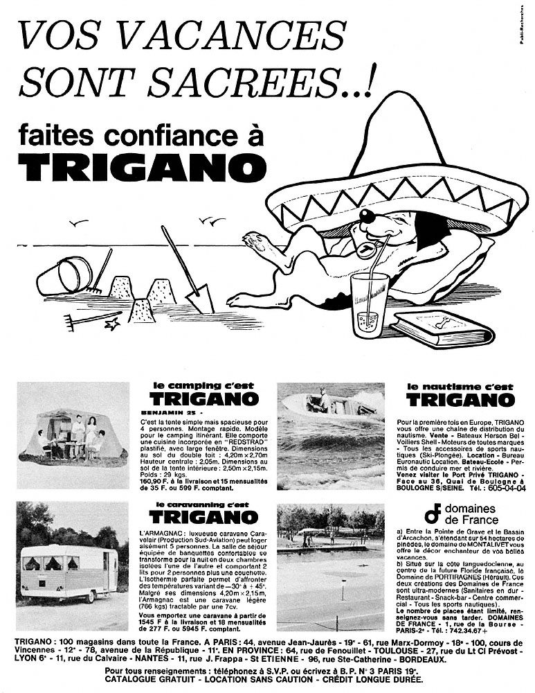 Marque Trigano 1965