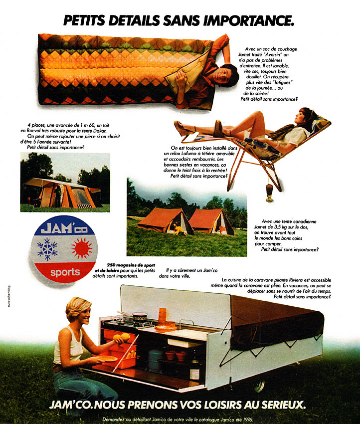 Publicit� Divers 1976