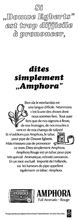 Publicit� Amphora 1966