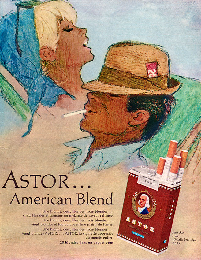 Publicit� Astor 1965