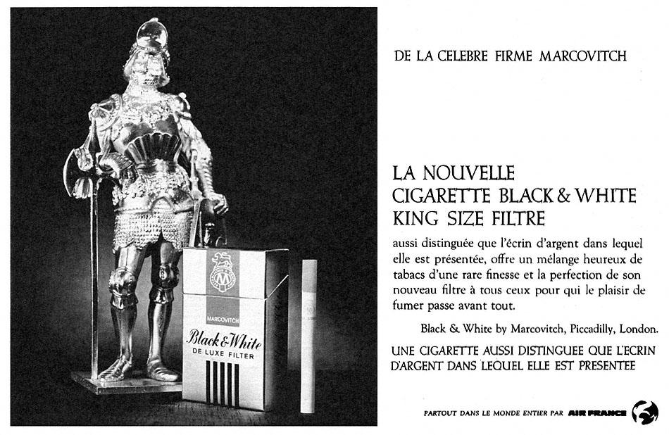 Publicit� Black&White 1966