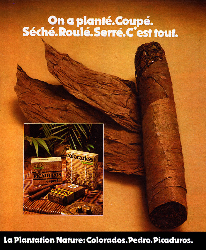 Publicit� Cigares 1975