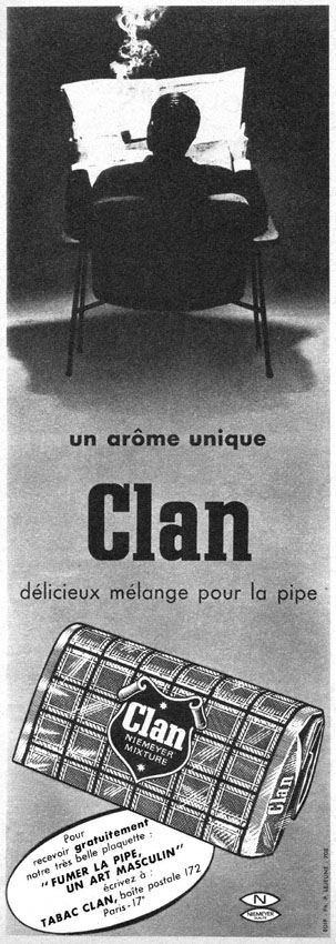 Publicit� Clan 1962