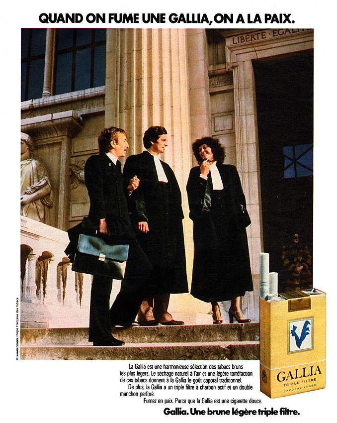 Publicit� Gallia 1975