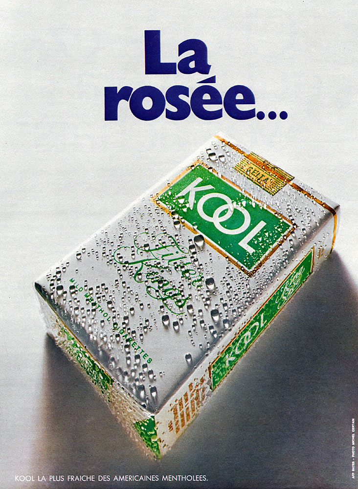 Publicit� Kool 1968