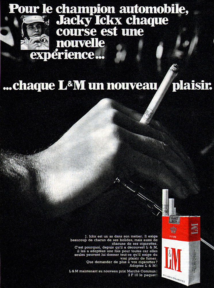 Publicit� L&M 1968