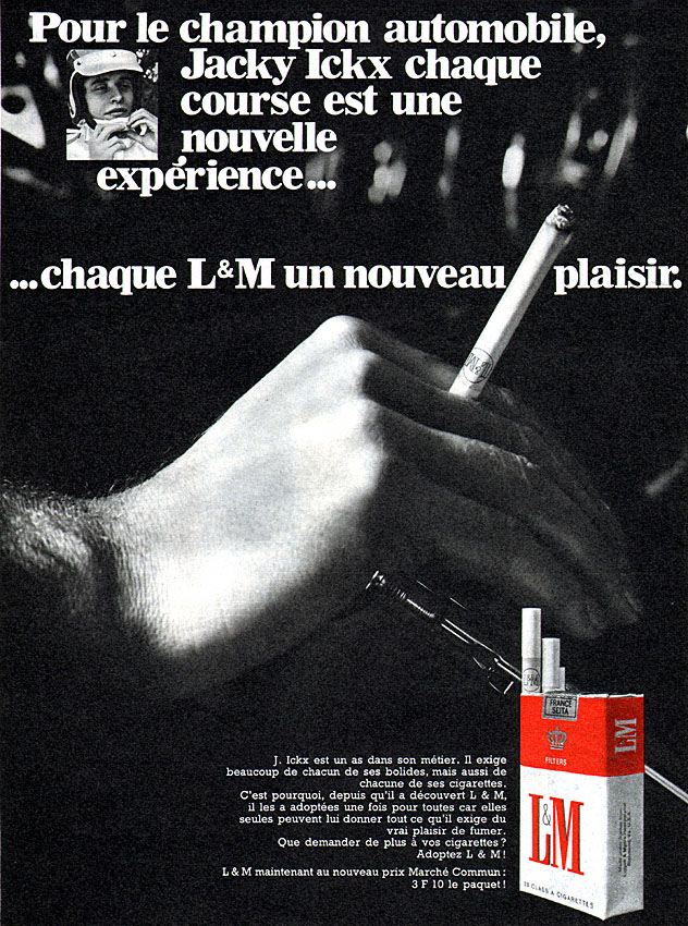 Publicit� L&M 1968