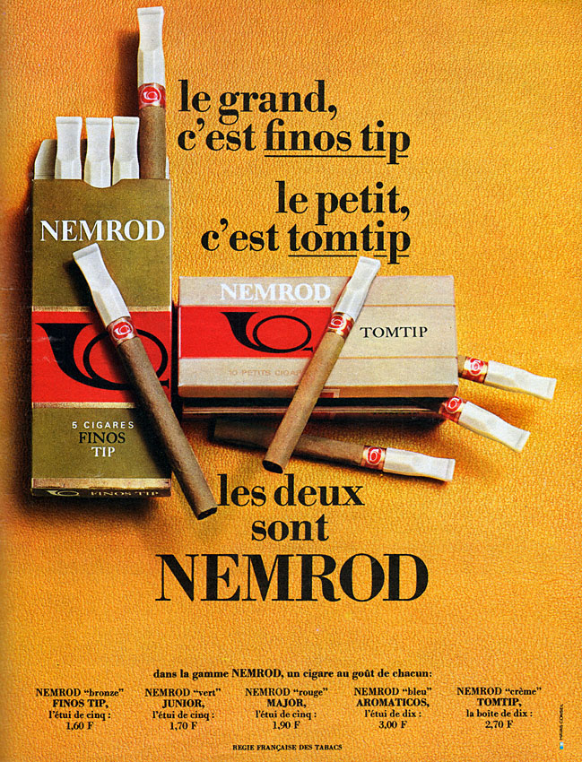 Publicit� Nemrod 1969