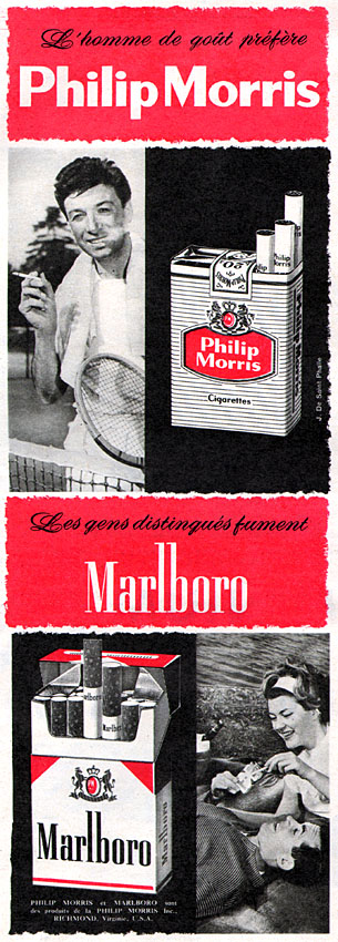 Publicit� Philip Morris 1960