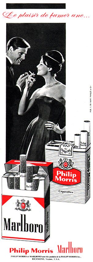 Publicit� Philip Morris 1960