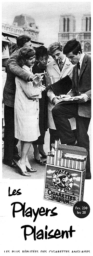 Publicit� Player's 1959