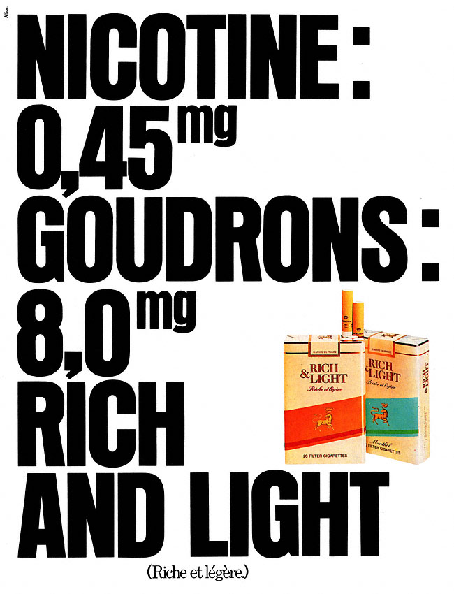 Marque Rich & Light 1978