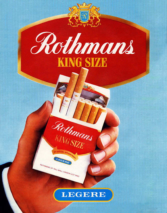 Publicit� Rothmans 1981