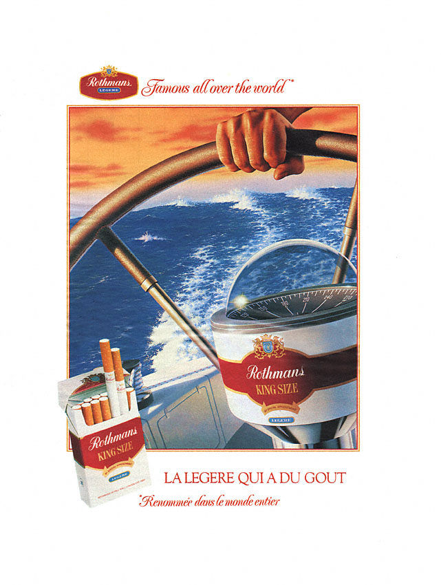 Publicit� Rothmans 1991