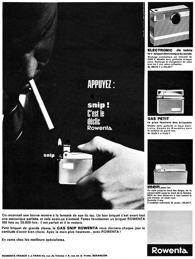 Marque Rowenta 1965