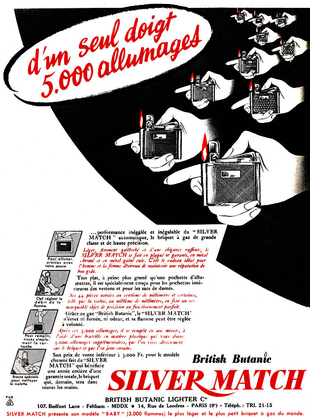 Marque Silver Match 1954