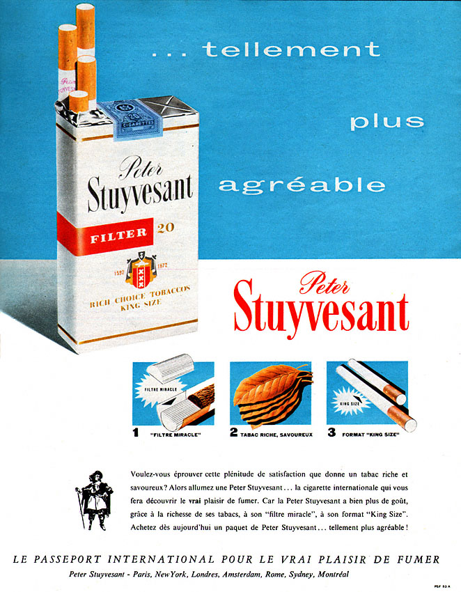 Publicit� PeterStuyvesant 1962