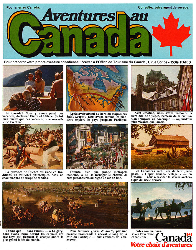 Publicit� Canada 1976